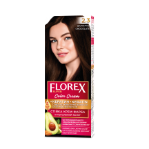 Patvarūs plaukų dažai "FLOREX"  2.3 (šokoladas)